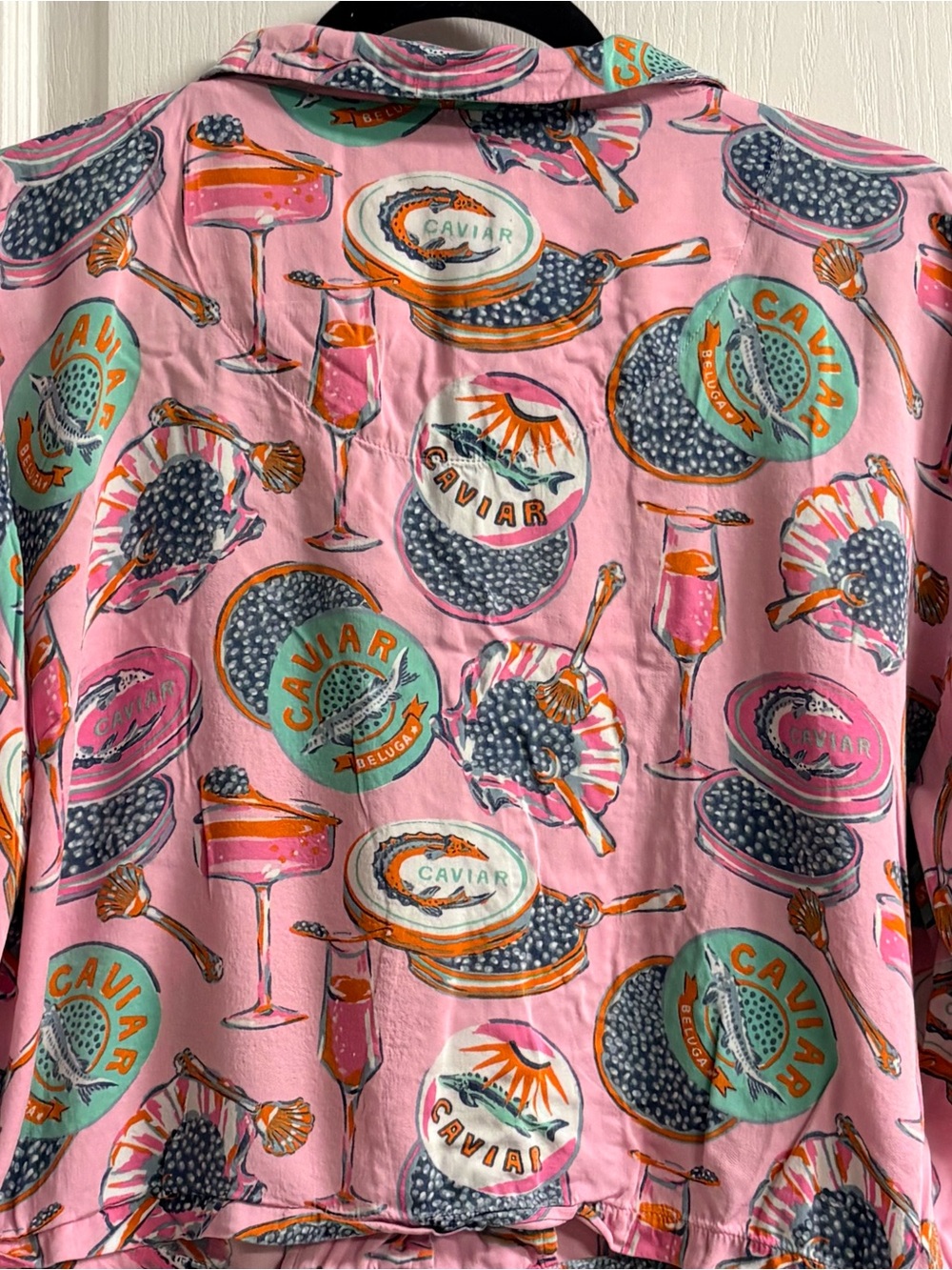 Printfresh Pink Pajama Set with Drink & Dessert Motif - Picture 7 of 11